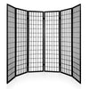 Artiss 6 Panel Room Divider Privacy Screen Foldable Pine Wood Stand Black