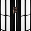 Artiss 6 Panel Room Divider Privacy Screen Foldable Pine Wood Stand Black