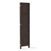 Artiss 4 Panel Room Divider Privacy Screen Rattan Woven Wood Stand Brown