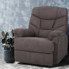 Artiss Recliner Chair Luxury Lounge Sofa Chairs Foam Padded Suede Fabric Armchair Couch Grey