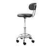 Artiss PU Leather Swivel Chair with Backrest - Black