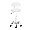 Artiss PU Leather Swivel Salon Stool - White