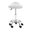 Artiss PU Leather Swivel Saddle Salon Chair - White