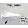 Artiss PU Leather Swivel Saddle Salon Chair - White