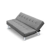 Artiss 3 Seater Fabric Sofa Bed - Grey