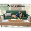 Artiss Sofa Cover Quilted Couch Covers Lounge Protector Slipcovers 1 Seater Green