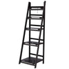 Artiss Display Shelf 5 Tier Wooden Ladder Stand Storage Book Shelves Rack Coffee