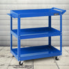 Giantz 3-Tier Tool Cart Trolley Workshop Garage Storage Organizer Blue