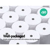 50 Bulk Thermal Paper Rolls 80x80 mm Cash Register Receipt Roll Eftpos Papers