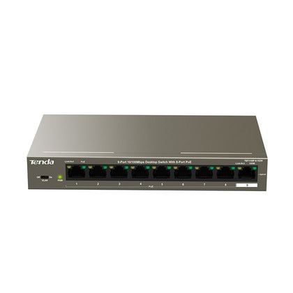 Tenda TEF1109P-8-102W 9-Port Fast Unmanaged Switch With 8-Port PoE