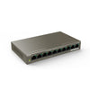 Tenda TEF1110P-8-102W 8-Port10/100Mbps and 2 Gigabit Desktop Switch With 8-Port PoE