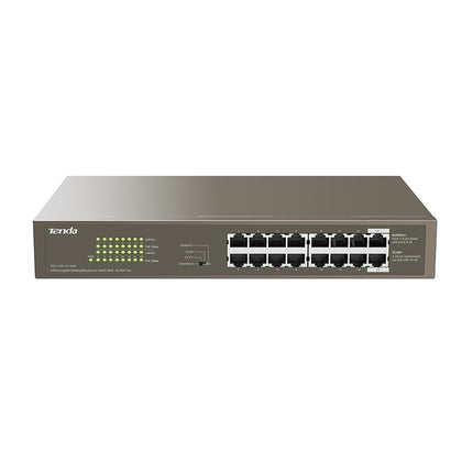 Tenda TEG1116P-16-150W 1000M and PoE 16-Port Gigabit Ethernet Switch with 16-Port PoE