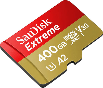 SANDISK SDSQXA1-400G-GN6MN  MicroXD  Extreme A2 V30 UHS-I/U3 160R/90W  NO SD ADAPTER