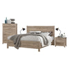 Alice 3 Pieces Bedroom Suite Natural Wood Like MDF Structure King Size Oak Colour Bed, Bedside Table