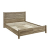 Alice King Size Bed Frame Natural Wood like MDF in Oak Colour