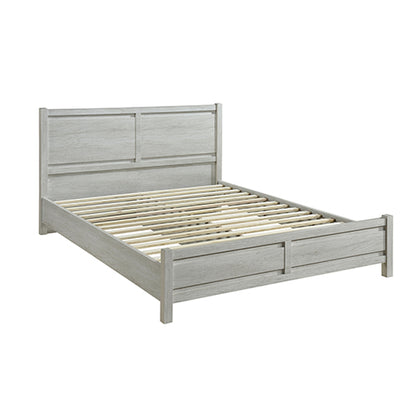 Alice Queen Size Bed Frame Natural Wood like MDF in Oak Colour