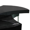 Adjustable Top Coffee Table High Gloss Finish MDF Black Interior Storage