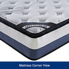 Single Mattress Latex Pillow Top Pocket Spring Foam Medium Firm Bed