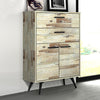 Acacia 4 Drawers Tallboy Storage Cabinet Wood