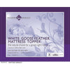 100% White Goose Feather Mattress Topper -Queen