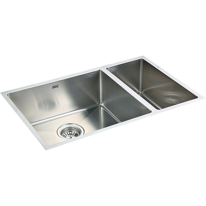 715x440mm Handmade Stainless Steel Undermount / Topmount Kitchen Sink with Waste