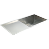 960x450mm Handmade Stainless Steel Undermount / Topmount Kitchen Sink with Waste