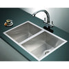 770x450mm Handmade Stainless Steel Undermount / Topmount  Kitchen Sink with Waste