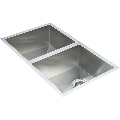 770x450mm Handmade Stainless Steel Undermount / Topmount  Kitchen Sink with Waste