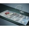 1160x460mm Handmade Stainless Steel Undermount / Topmount Kitchen Laundry Sink with Waste