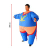 Super Hero Fancy Dress Inflatable Suit - Fan Operated Costume