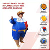 SHERIFF Fancy Dress Inflatable Suit -Fan Operated Costume