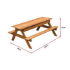 Sand & Water Wooden Picnic Table