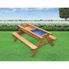 Sand & Water Wooden Picnic Table