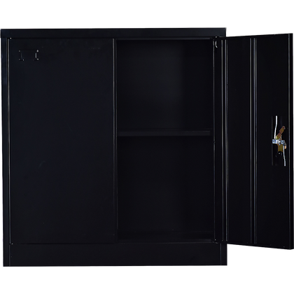 Two-Door Shelf Office Gym Filing Storage Locker Cabinet Safe