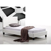 Single PU Leather Bed Frame White