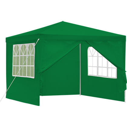 3x3m Gazebo Outdoor Marquee Tent Canopy Green