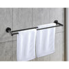 Single Classic Towel Bar Rail Bathroom Electroplated Matte Black Finish