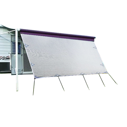 4.9m Caravan Privacy Screen Side Sunscreen Sun Shade for 17' Roll Out Awning