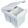 Pull Out Bin Kitchen Double Dual Slide Garbage Rubbish Waste 2X20L