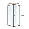 Semi Frameless Shower Screen (74~82)x 195cm & (98~101)x 195cm Side AS/NZS Glass