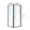 Semi Frameless Shower Screen (82~90)x 195cm & (77~80)x 195cm Side AS/NZS Glass