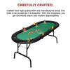 185cm 8 Player Folding Poker Blackjack Table with Cup Holder