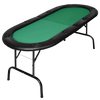 185cm 8 Player Folding Poker Blackjack Table with Cup Holder