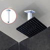 Shower Head Arm Wall Connector Square Bathroom Rainforest ShowerHead