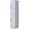 2-Door Vertical Locker for Office Gym Shed School Home Storage