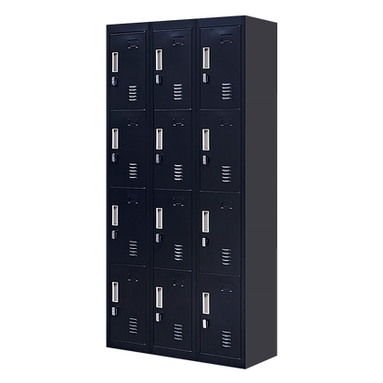 12-Door Locker for Office Gym Shed School Home Storage