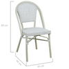 Morris White French Flair Outdoor Dining Chair Set