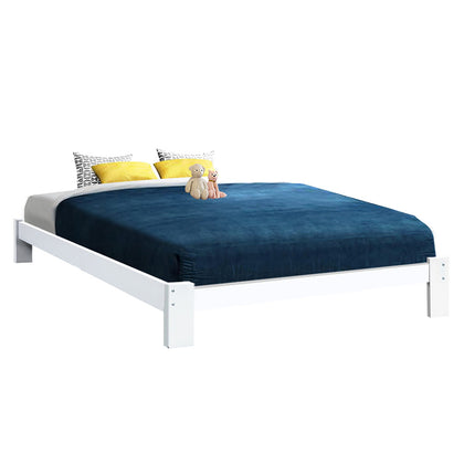 Artiss Bed Frame King Size Wooden Bed Base Timber Foundation Mattress Platform