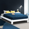 Artiss Bed Frame King Size Wooden Bed Base Timber Foundation Mattress Platform