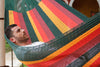 Queen  Size Mayan Legacy Cotton Mexican Hammock in Imperial Colour